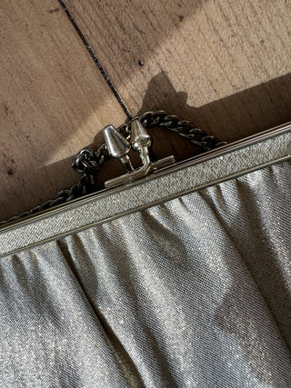 Gold Lamé Purse 1960s|63536