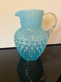 #2210 Fenton Hobnail Pitcher RSV|99556