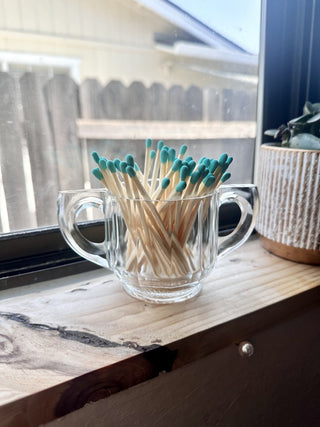 Crystal Sugar Bowl Match Set