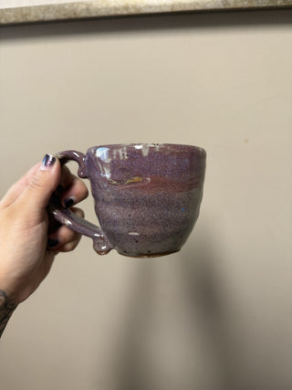 Handmade Purple Studio Pottery Mug RSV|64488