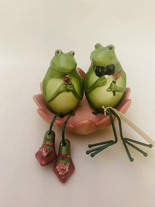 Mr. & Mrs. Frog Salt & Pepper shakers 3 pieces RCD|49510