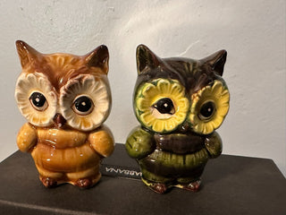 Salt & Pepper Lefton Owls set MTS|64788