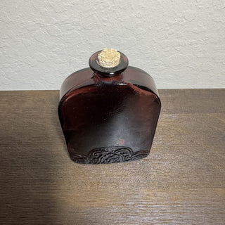 Vtg Vidrios De Levante Purple Glass Flask MTS
