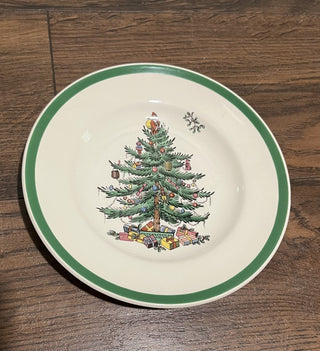 Vintage Spode Christmas Tree Dessert Plates (4) RCD|126426