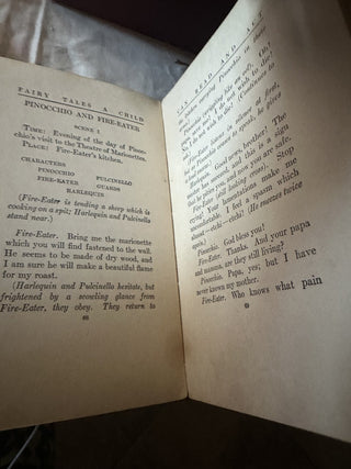 1912 Fairy Tales A Child can read and act by Lillian Edith Nixon 1st edition #62 VV MTS