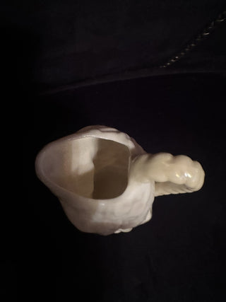 Belleek Ireland Undine Water Nymph 6th Green Mark Creamer / Pitcher approx. 4 3/4" #63 VV MTS|146312