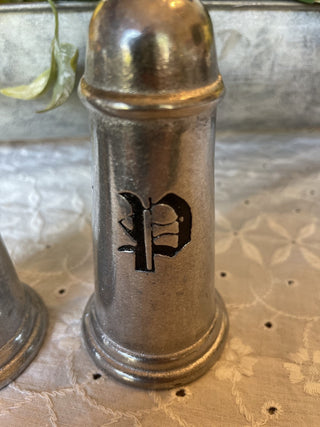 Vtg Wilton Pewterex S&P -RCD