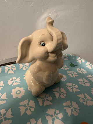 Elephant Bank White Ceramic MTS