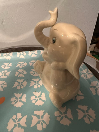 Elephant Bank White Ceramic MTS
