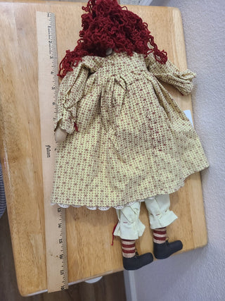Tender Heart Treasures Primitive Girl Doll, 17" RCD|93403