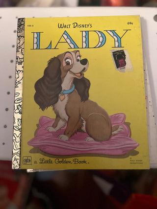 MJ94-VTG Walt Disney's 1980 LADY Golden Book-MTS