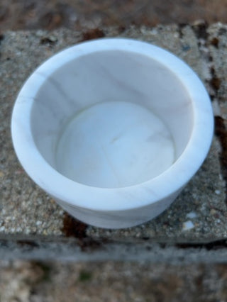 Threshold Marble/Wood Salt Cellar Beechwood Lid