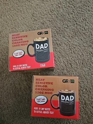 Heat Sensitive Color Changing Dad Mug