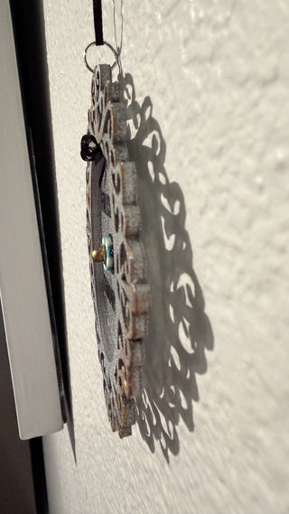 Teal Press for Champagne Christmas Tree Ornament NY RCD|130575