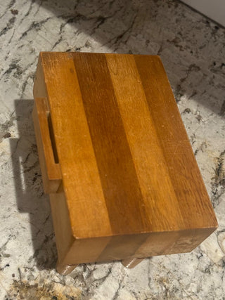 Mini Butcher Block Table   MTS|107055