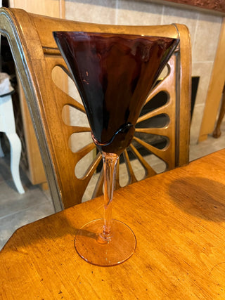 Possible Mikasa Blossom Plum Goblet RSV