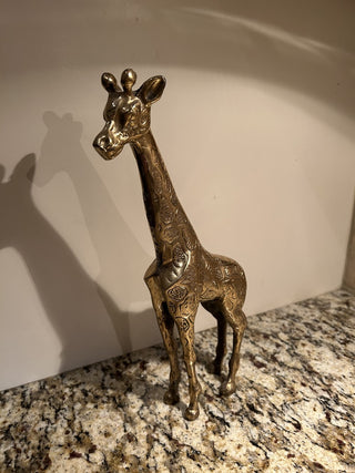 MCM Brass Giraffe Sculpture  MTS|71663