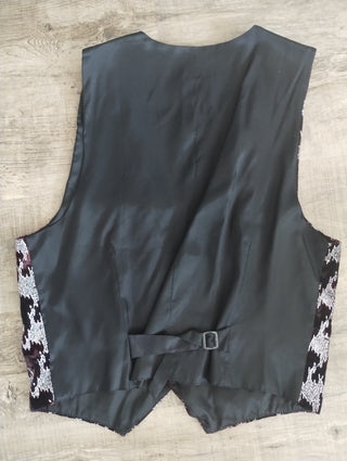 Attitudes Men's Large Houndstooth Vest|60587
