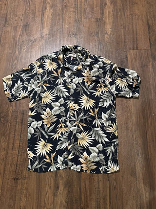 Men's XL Hollis River Tropical Leaf Hawaiian Shirt RCD