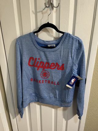 New with Tags Women's Size Large LA Clippers NBA Authentic Apparel Sweatshirt RCD