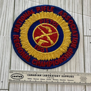 1961 NRA Regional Championship Patch  RCD