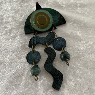 green art deco pin/brooch RSV|157020