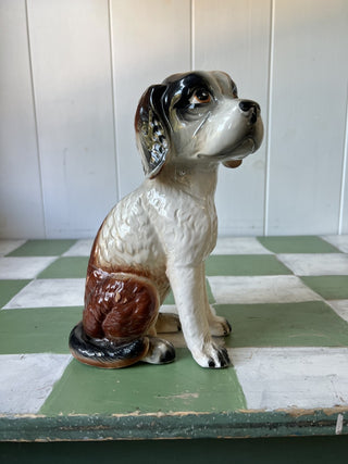 Vintage MCM Ceramic Dog Figurine F&M|88129