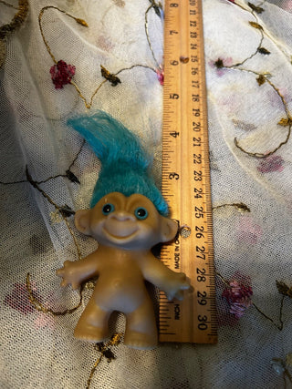 Vintage 1991 Troll Blue Hair-RSV