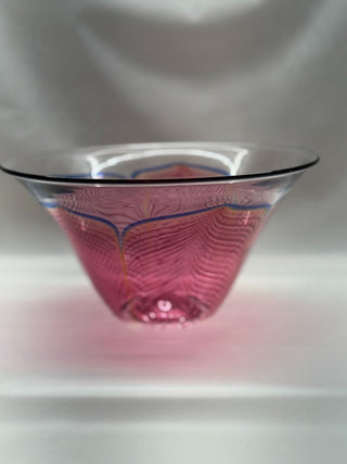 Joseph Morel Feather bowl pink