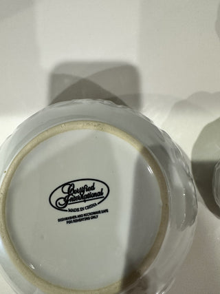 Set of 3 Certified International White Bowls MTS