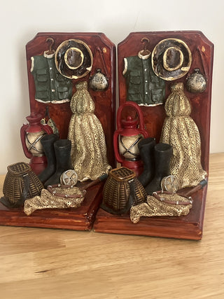 RSV 7” tall Fish Fishing Theme Cabin Bookends|83860