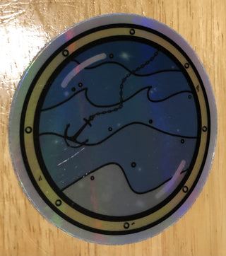 Holographic Waves Sticker MTS 49