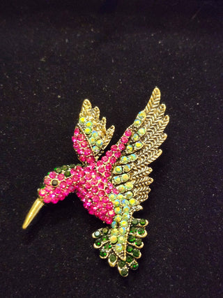 Blingy humming bird broach rc d