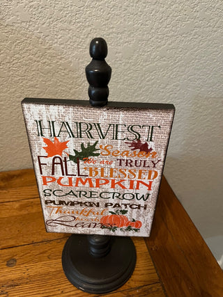 Fall Harvest Sign|110254