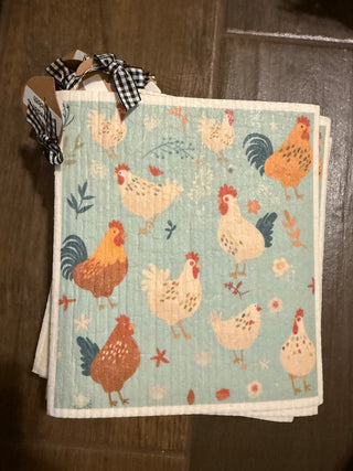 Swedish dishcloth varies chickens  RCD