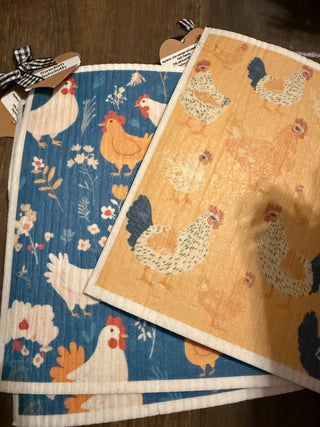 Swedish dishcloth varies chickens  RCD
