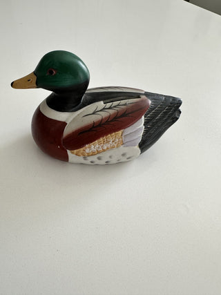 Vintage Ceramic Mallard Duck Bank MTS|118344