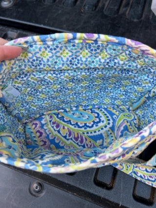 vintage Vera Bradley Capri Blue Lindsay Crossbody