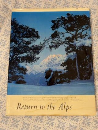 JP photography and literature book Return to the Alps by Max Knight
