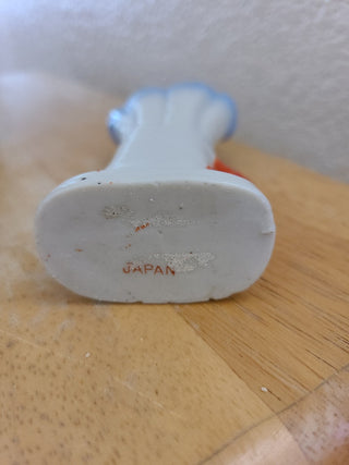 Ca. 1940s, Two Scottie Dogs on White Bud Vase, Japan, RCD|86004