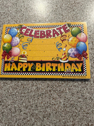 Celebrate happy birthday certificates