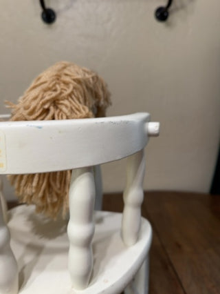 Vintage 1986 Coleco Cabbage Patch Kids Wooden Rocking Horse