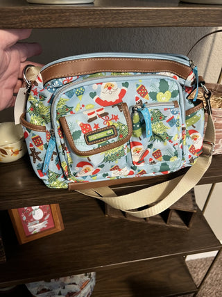 Lily Bloom Santa Blues GiGi Crossbody bag RCD|126740