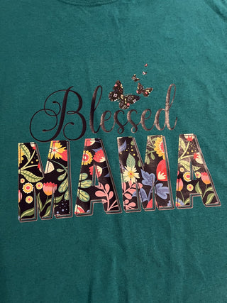 Blessed Mama Shirt Woman Large RV|72513