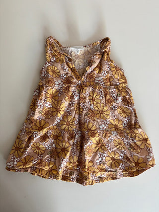 12M - Yellow and Orange Floral Dress - Little Co. by Lauren Conrad RSV|77152