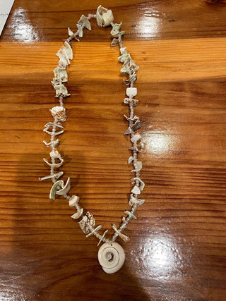 Multi Shell and Bead Necklace ~MTS|66714