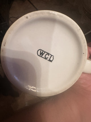 Vintage WCL Halloween Witch On Broom +Pumpkin+Bats + Black Cats + Trick Treaters Mug #62 VV MTS|110672