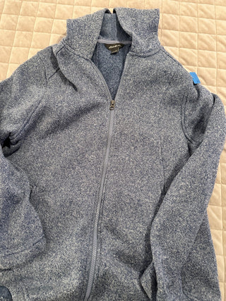 Eddie Bauer Hooded Zip Front Fleece Jacket XL MTS