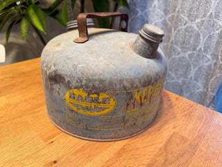 Vintage Eagle Metal Kerosene Can