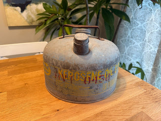 Vintage Eagle Metal Kerosene Can
